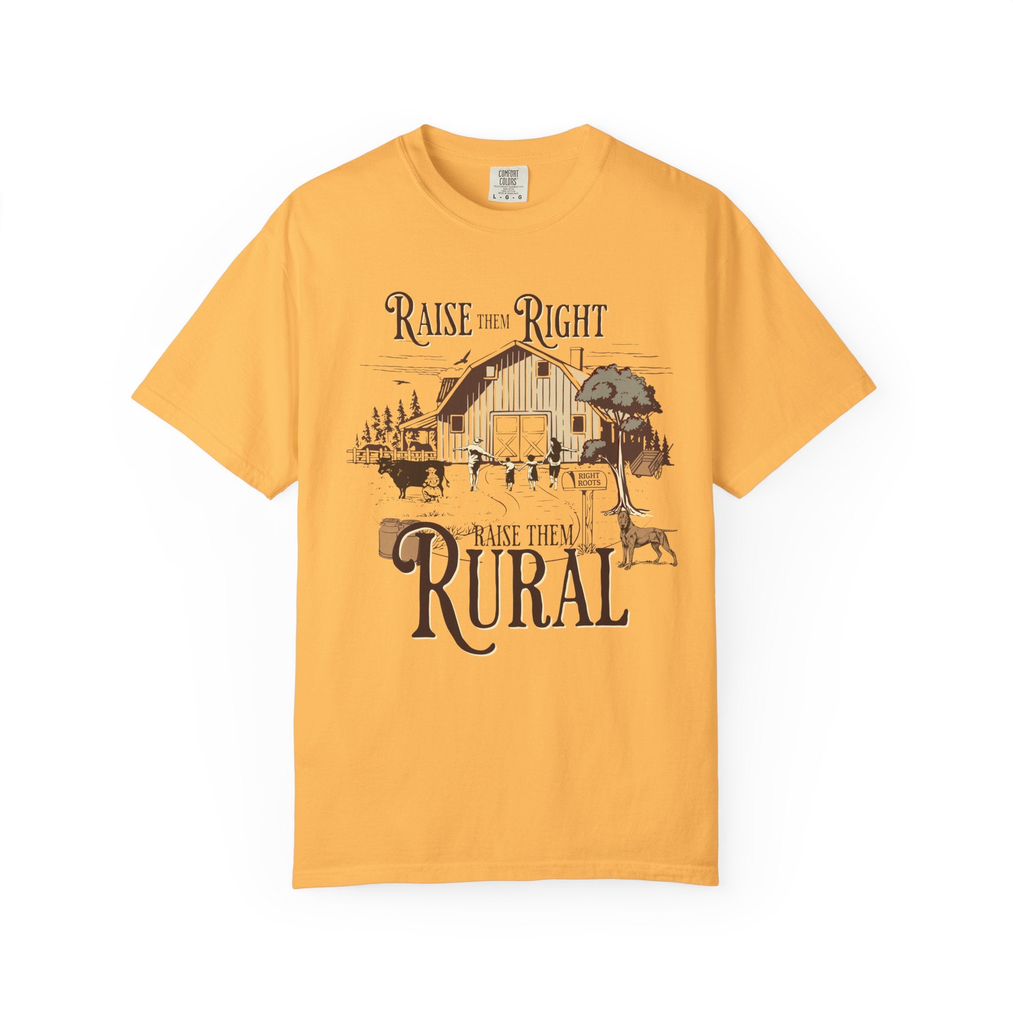 Raise Them Right / Raise Them Rural T-Shirt – Faith, Family & Farm Life
