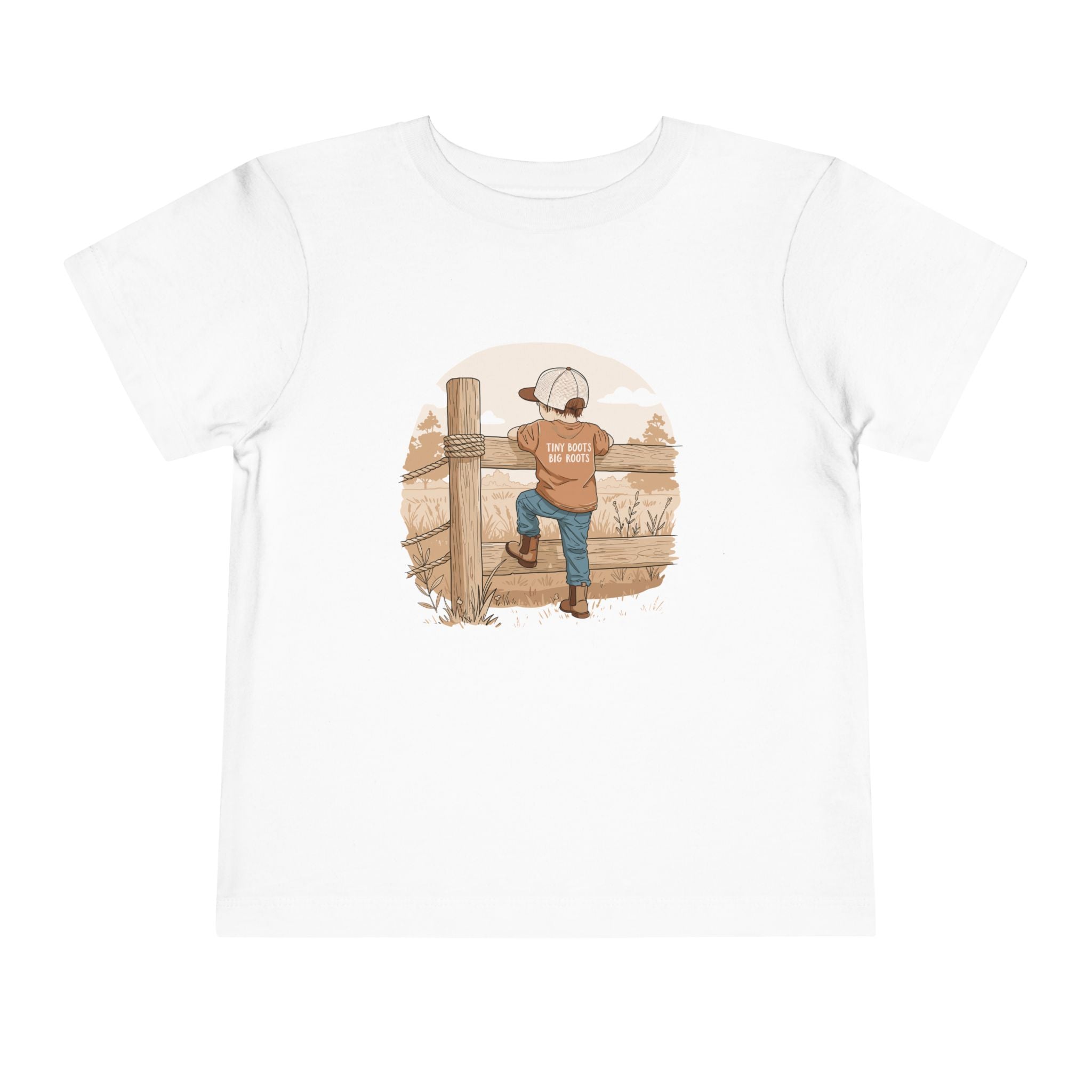 Tiny Boots, Big Roots T-Shirt – Toddler Boys