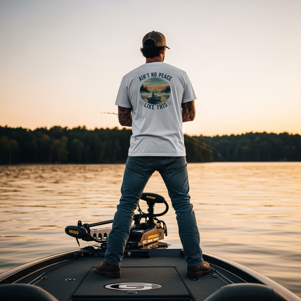 Ain’t No Peace Like This – Fishing Pocket Tee (Men’s)