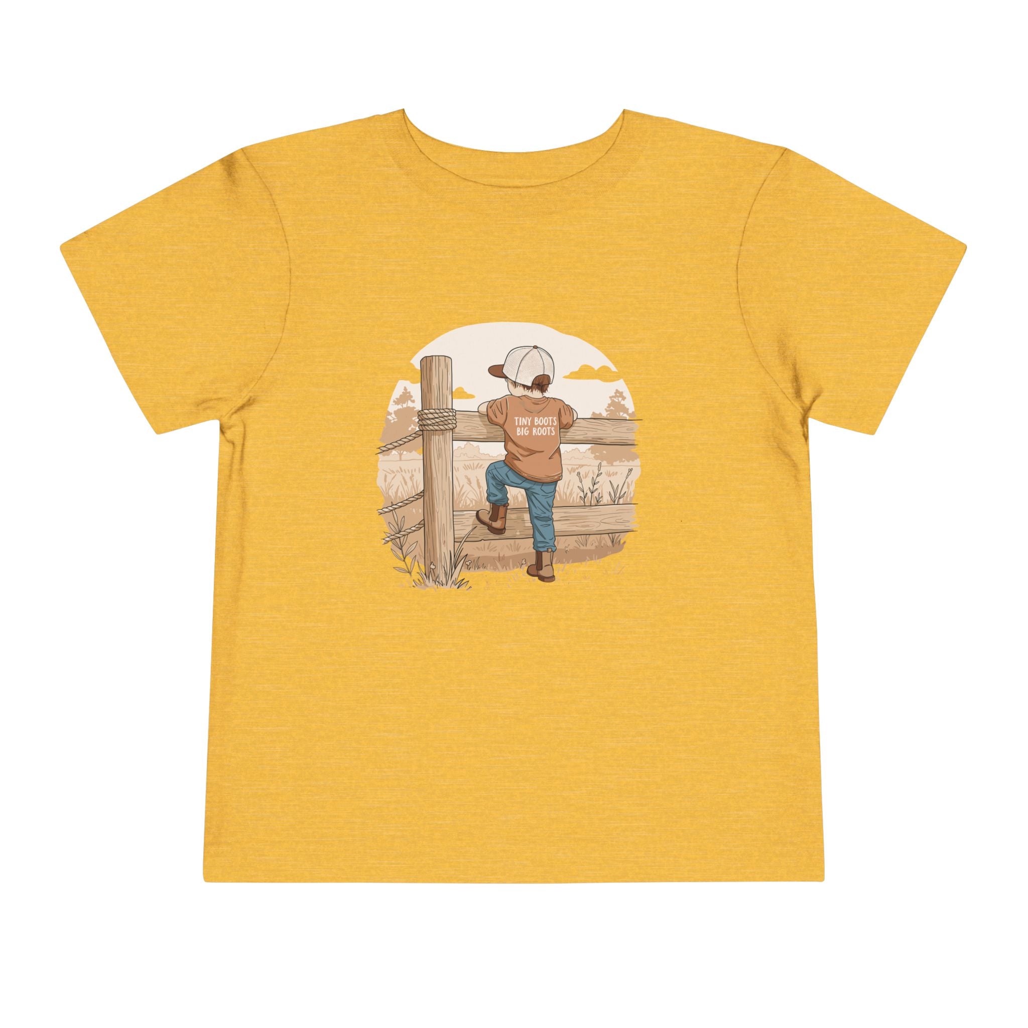 Tiny Boots, Big Roots T-Shirt – Toddler Boys