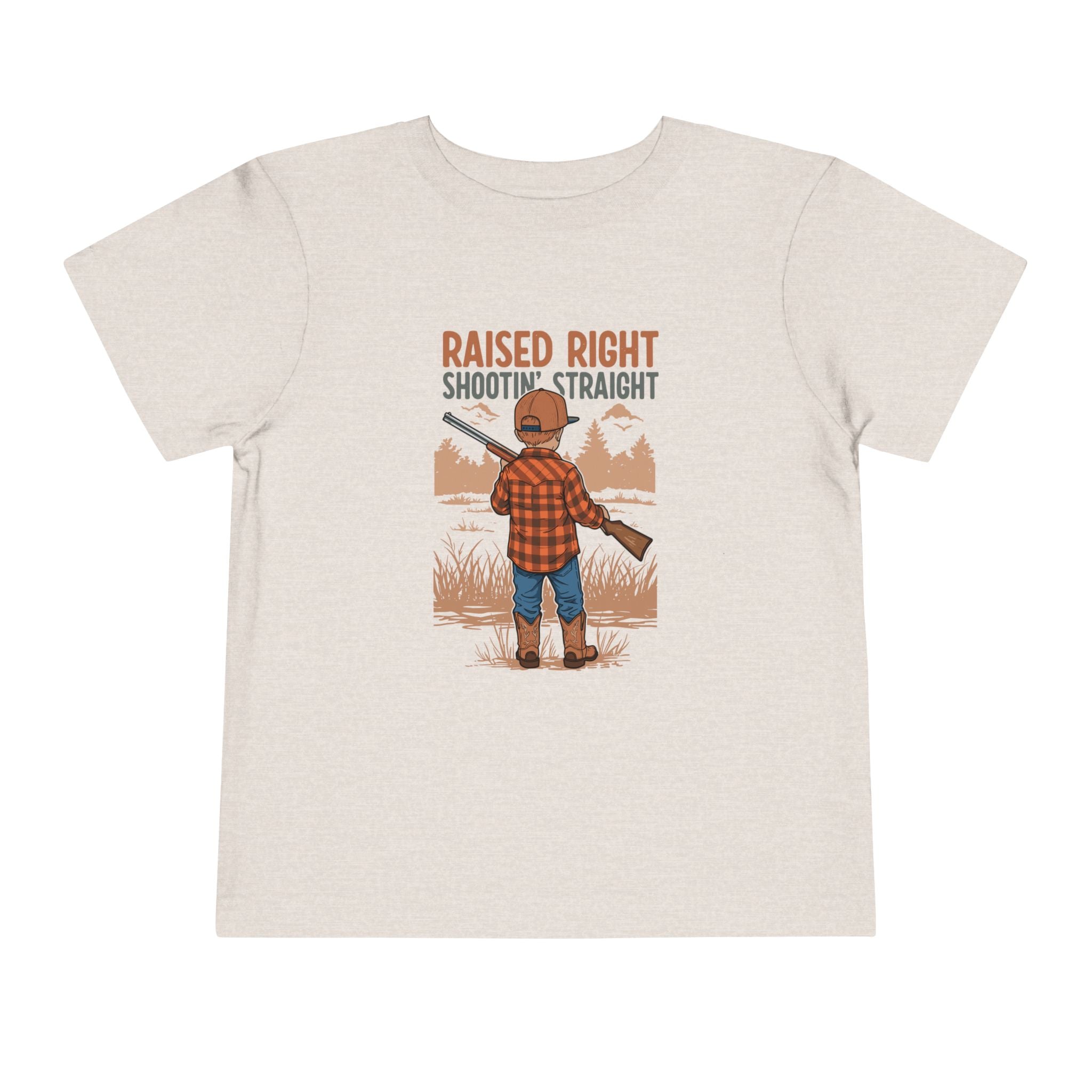 Raised Right Shootin’ Straight T-Shirt – Toddler Boys