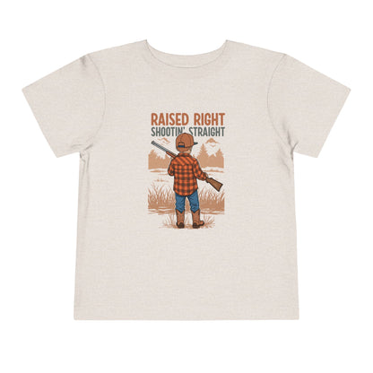 Raised Right Shootin’ Straight T-Shirt – Toddler Boys
