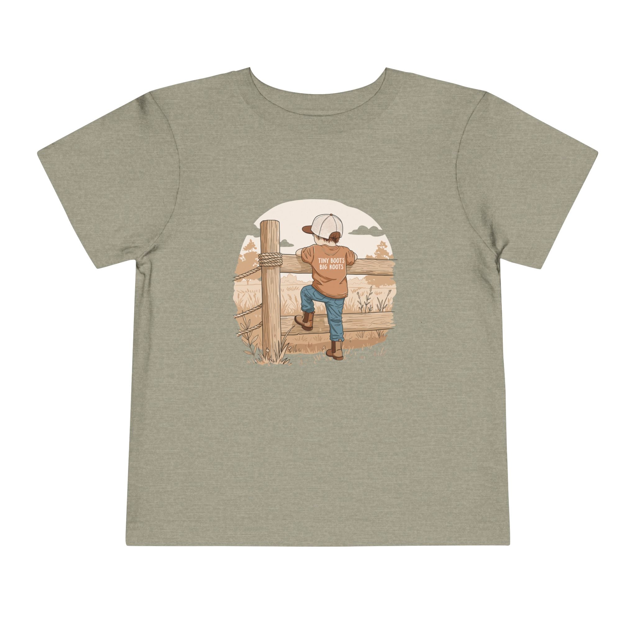 Tiny Boots, Big Roots T-Shirt – Toddler Boys