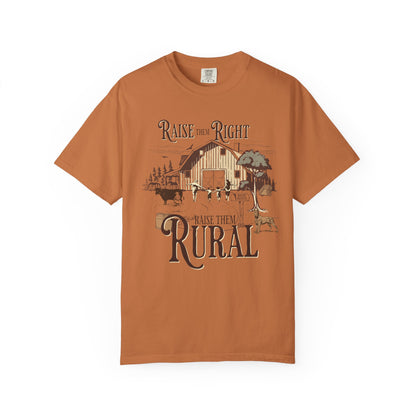 Raise Them Right Rural T-Shirt – Faith, Family & Farm Life