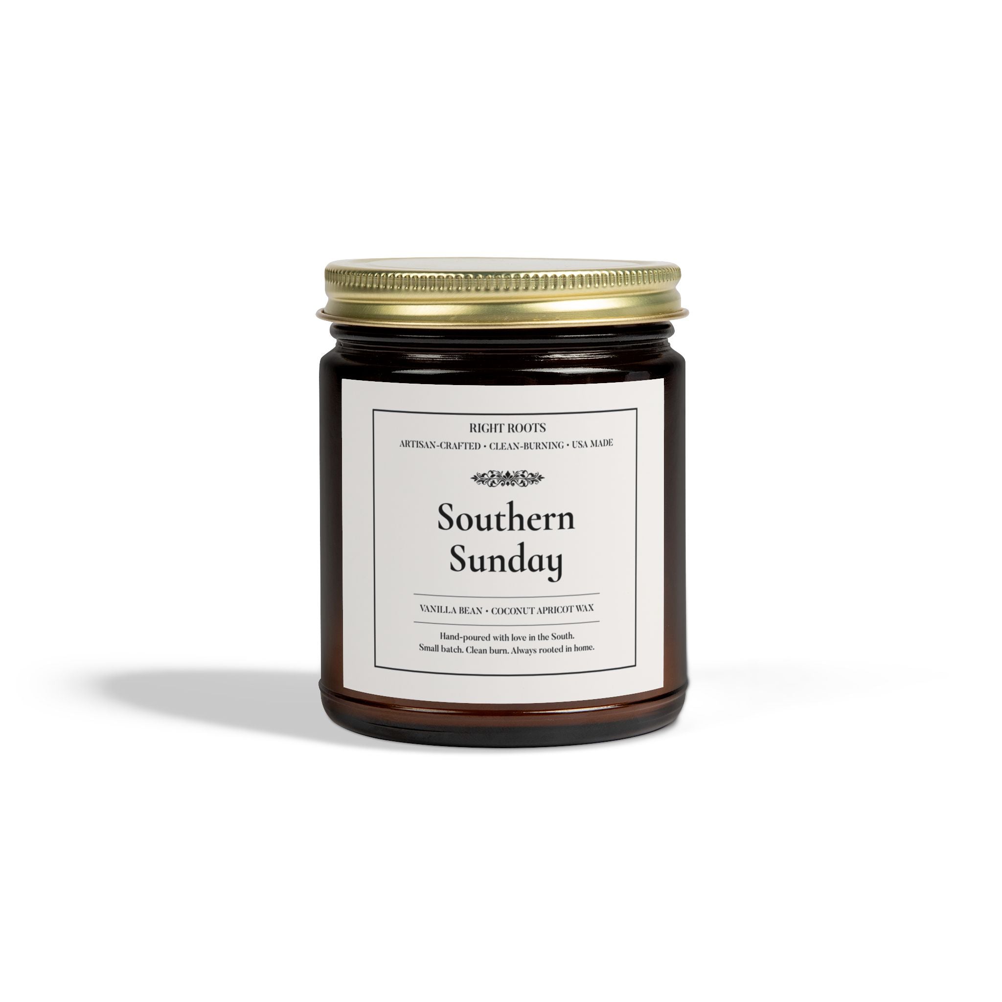 Southern Sunday Candle – Vanilla Bean & Sweet Grace Vibes