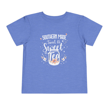 Southern Made, Sweet as Sweet Tea – Toddler Girls T-Shirt
