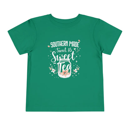 Southern Made, Sweet as Sweet Tea – Toddler Girls T-Shirt