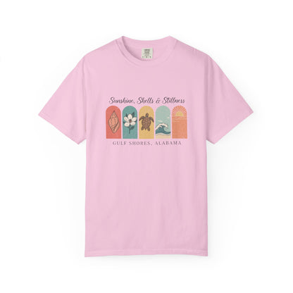 Sunshine, Shells & Stillness T-Shirt – Gulf Shores (Women’s)