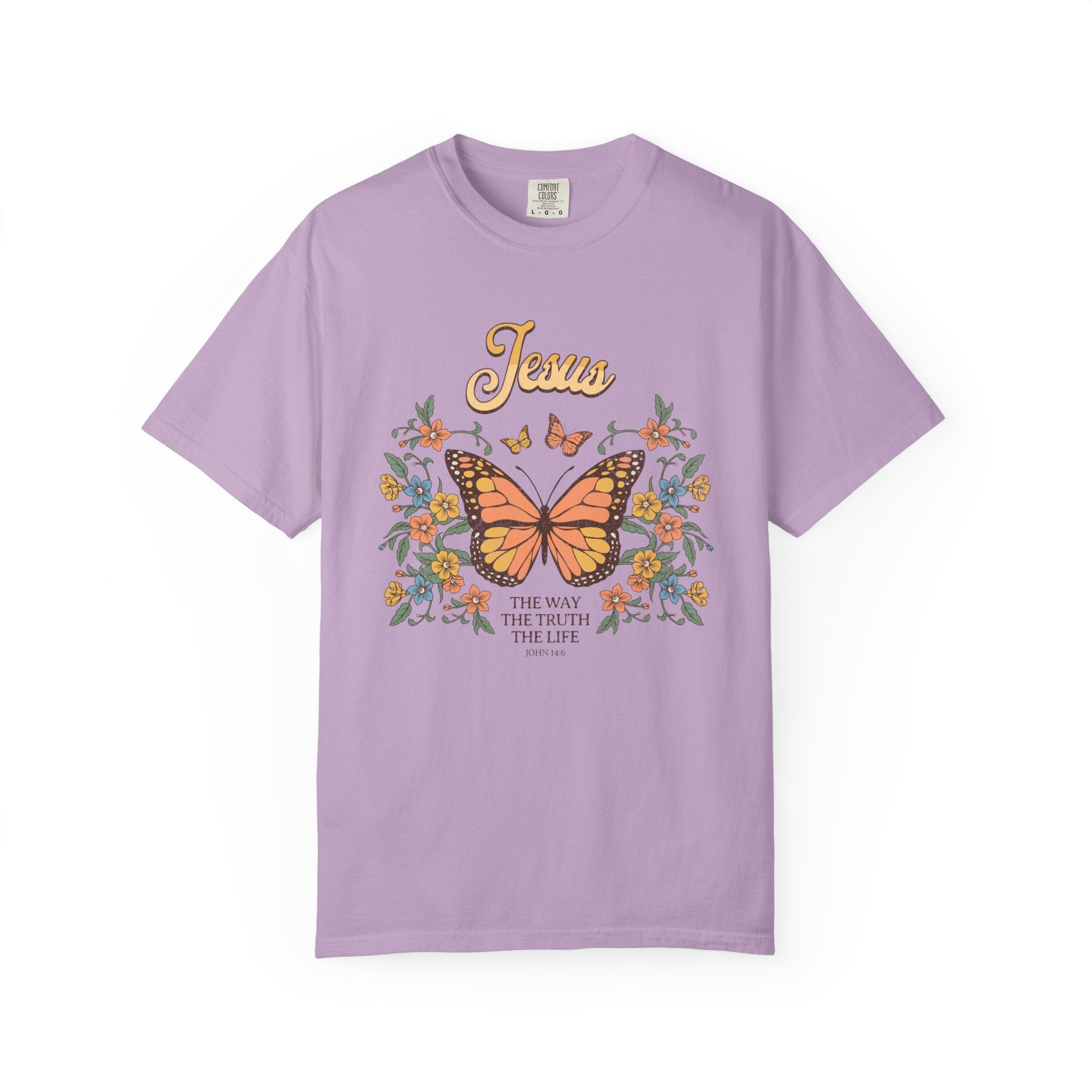 The Way, The Truth, The Life – Butterfly Scripture T-Shirt