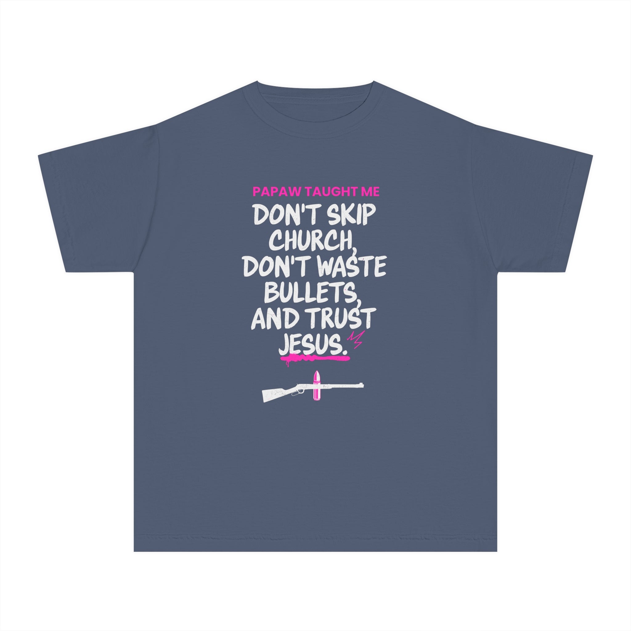 Papaw Taught Me T-Shirt – Youth Girls