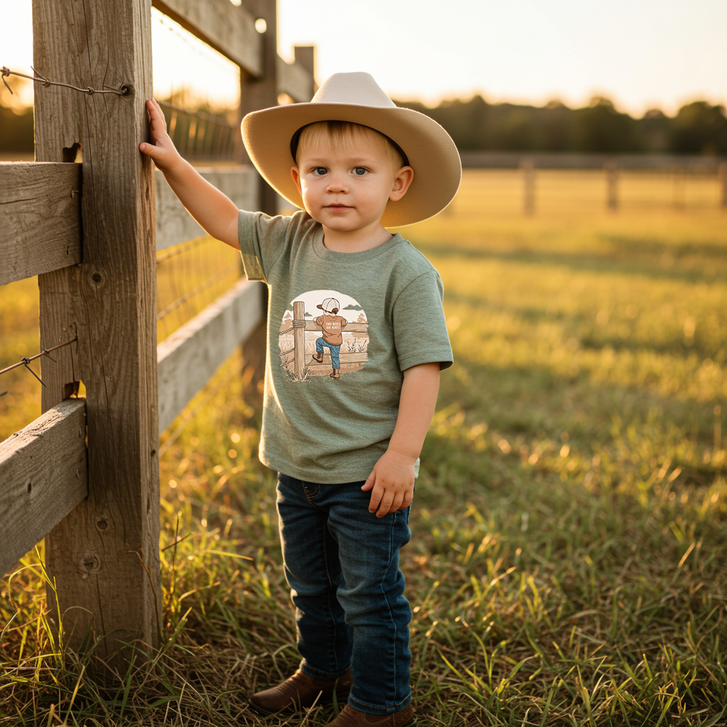 Tiny Boots, Big Roots T-Shirt – Toddler Boys