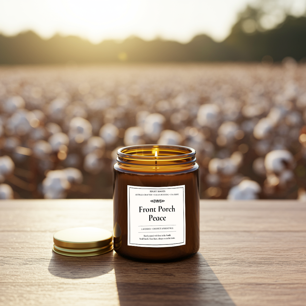 Front Porch Peace Candle – Lavender & Grace in a Jar