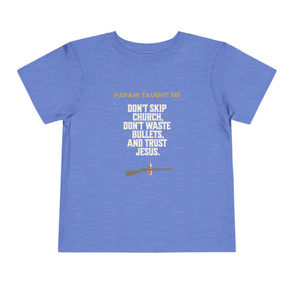 Papaw Taught Me T-Shirt – Youth Boys