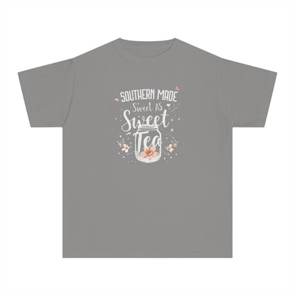 Southern Made, Sweet as Sweet Tea – Youth Girls T-Shirt