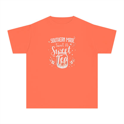 Southern Made, Sweet as Sweet Tea – Youth Girls T-Shirt