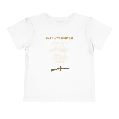 Papaw Taught Me T-Shirt – Youth Boys