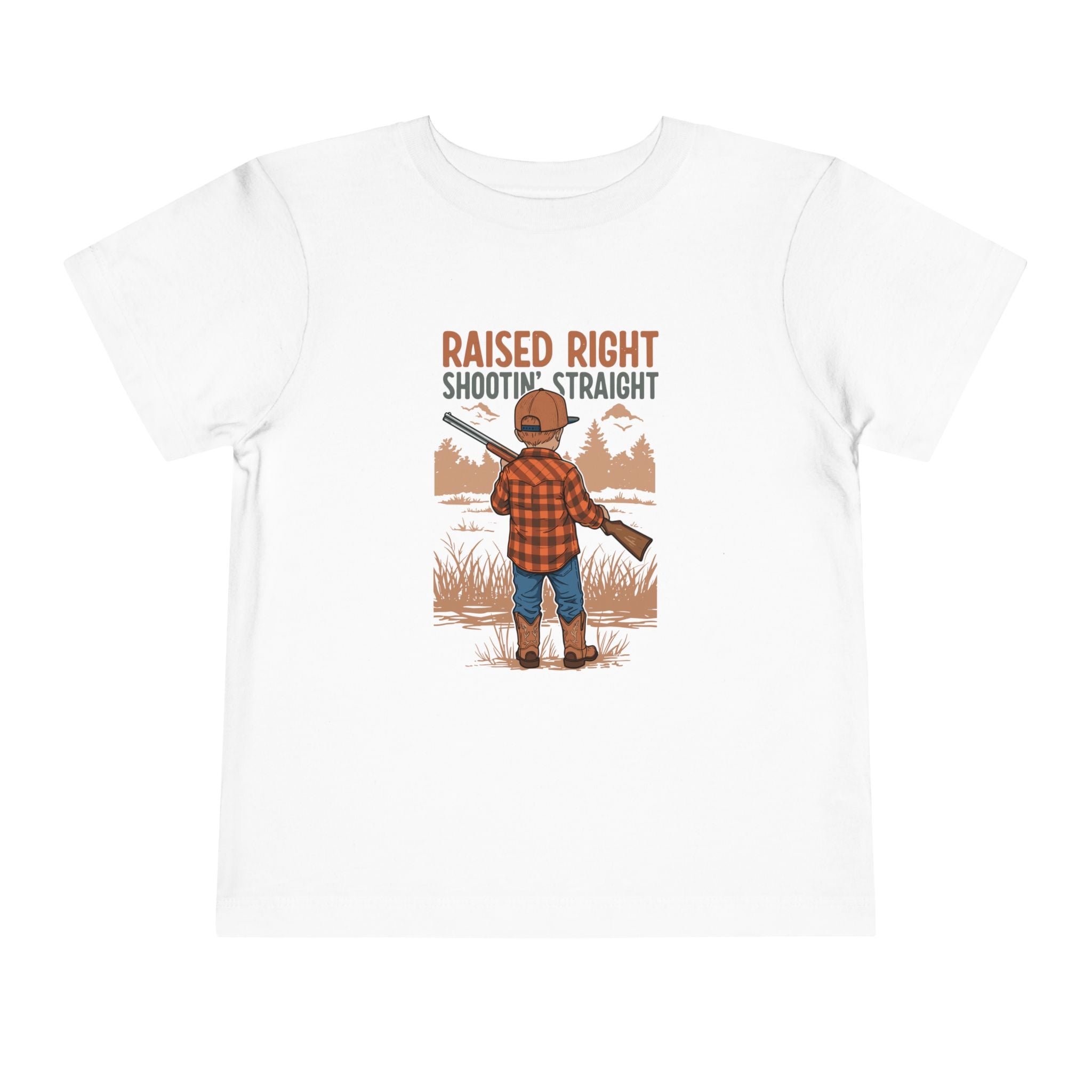 Raised Right Shootin’ Straight T-Shirt – Toddler Boys