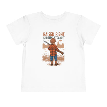 Raised Right Shootin’ Straight T-Shirt – Toddler Boys
