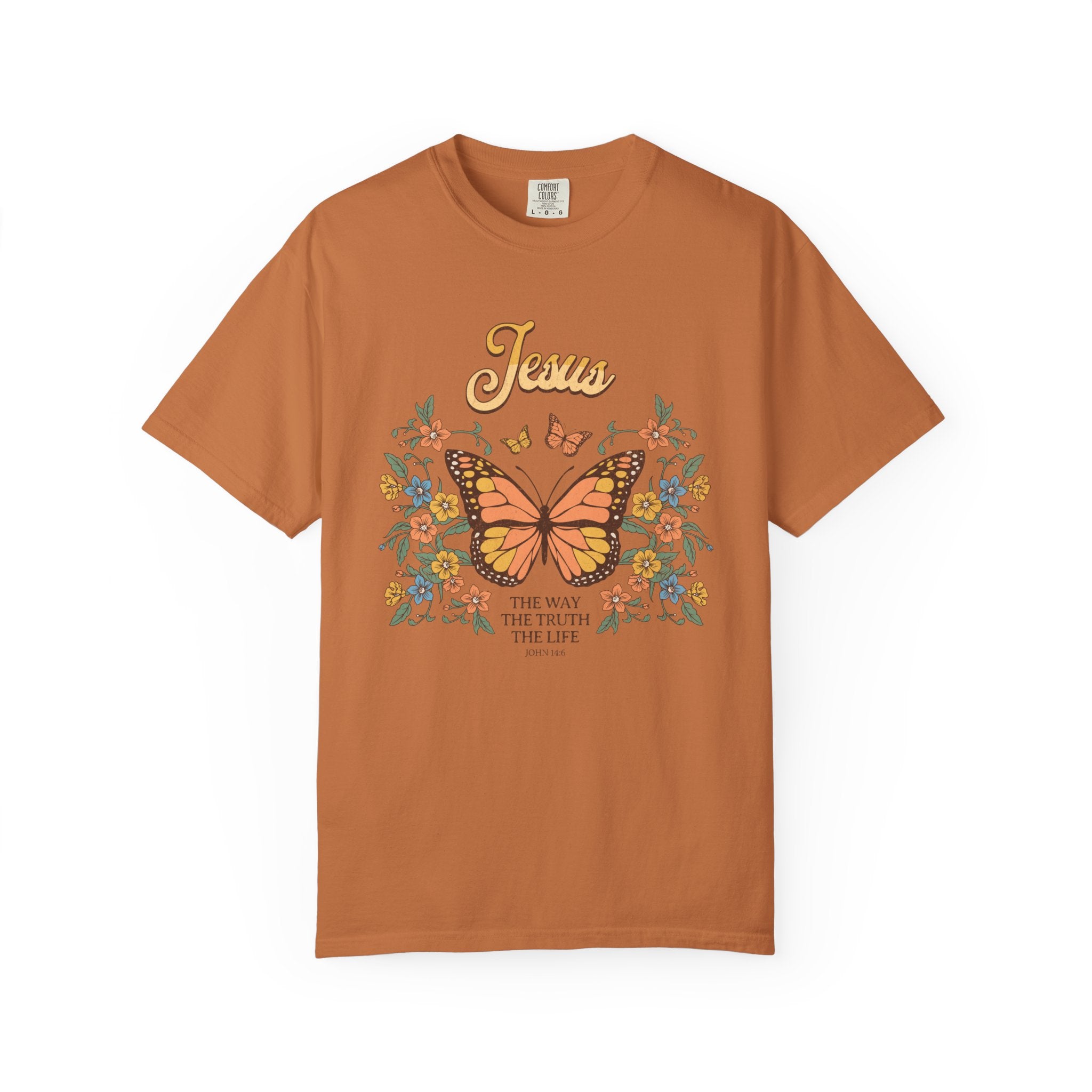 The Way, The Truth, The Life – Butterfly Scripture T-Shirt