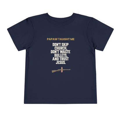 Papaw Taught Me T-Shirt – Youth Boys