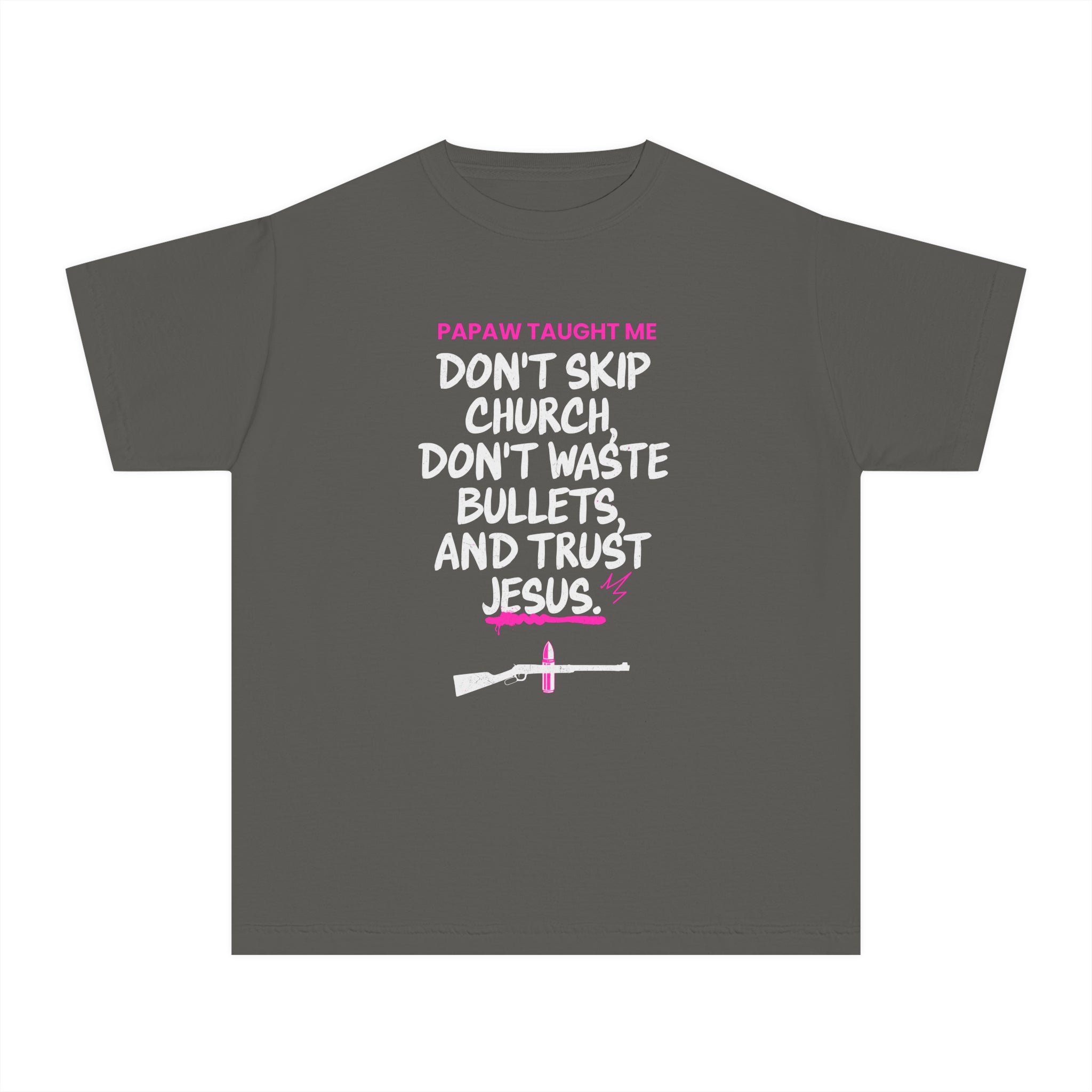 Papaw Taught Me T-Shirt – Youth Girls